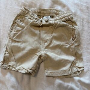 Zara Kids Tan Elastic-Waist Shorts size 2-3